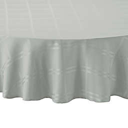 Wamsutta® Solid 90-Inch Round Tablecloth in Fog