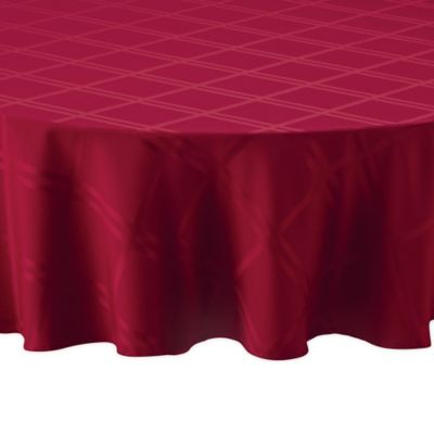 Wamsutta&reg; Solid 70-Inch Round Tablecloth in Ruby