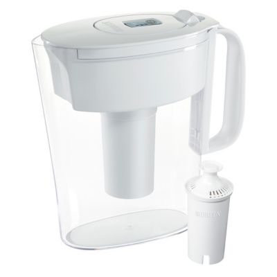 hoogtepunt injecteren Europa Brita® 6-Cup Water Filter Pitcher in Metro White | Bed Bath & Beyond