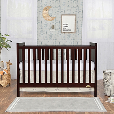 Dream On Me Springfield 3-in-1 Convertible Crib in Espresso. View a larger version of this product image.