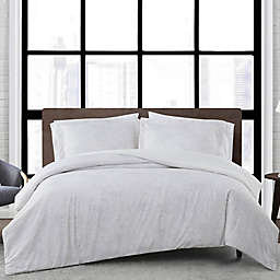London Fog® Sasha Paisley 3-Piece Reversible Full/Queen Comforter Set in White/Neutral