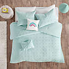 Alternate image 2 for Urban Habitat Kids Callie 5-Piece Cotton Jacquard Pom Pom Full/Queen Comforter Set in Aqua