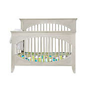 Milk Street Baby Cameo Oval 4-in-1 Convertible Crib in Steam White