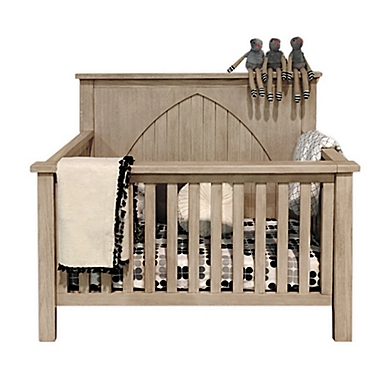 Milk Street Baby Relic Winchester 4-in-1 Convertible Crib in Fossil Grey. View a larger version of this product image.