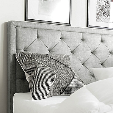 Dream Collection&trade; by LUCID&reg; Diamond-Tufted Upholstered Headboard. View a larger version of this product image.