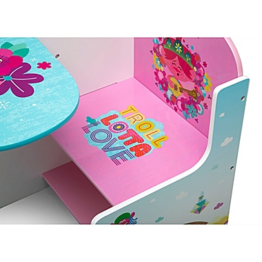 Trolls World Tour Chair Desk with Storage Bin by Delta Children. View a larger version of this product image.