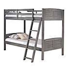 Alternate image 0 for Louver Twin Over Twin Bunk Bed in Antique Grey