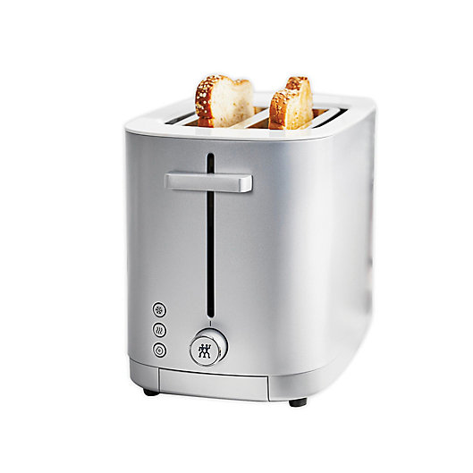 Alternate image 1 for Zwilling J.A. Henckels Enfinigy 2-Slot Toaster in Grey/White