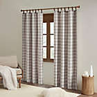 Alternate image 6 for Madison Park Anaheim 84-Inch Room Darkening Faux Leather Panel with Lining in Brown (Single)