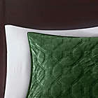 Alternate image 3 for Madison Park Harper 3-Piece Faux Velvet Reversible Full/Queen Coverlet Set in Green