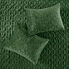 Alternate image 5 for Madison Park Harper 3-Piece Faux Velvet Reversible King/California King Coverlet Set in Green