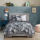 Alternate image 0 for Mi Zone Kids Dylan 4-Piece Dino Camo Full/Queen Coverlet Set in Grey