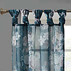 Alternate image 3 for Madison Park Simone 84-Inch Sheer Twisted Tab Top Window Curtain Panel in Navy (Single)