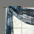 Alternate image 2 for Madison Park Simone 144-Inch Printed Floral Voile Sheer Scarf in Navy (Single)