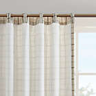 Alternate image 2 for Madison Park Anaheim 84-Inch Rod Pocket Room Darkening Panel with Lining in Natural (Single)