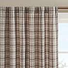 Alternate image 1 for Madison Park Anaheim 95-Inch Rod Pocket Room Darkening Panel with Lining in Brown (Single)
