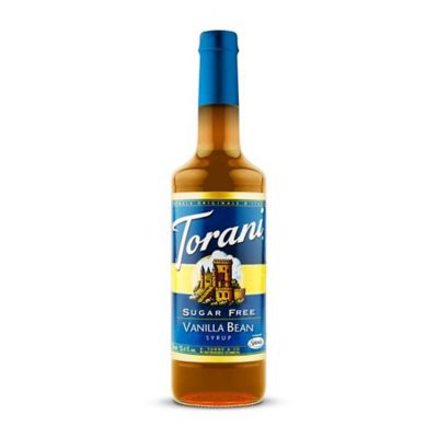 Torani 750 mL Sugar Free Vanilla Bean Syrup