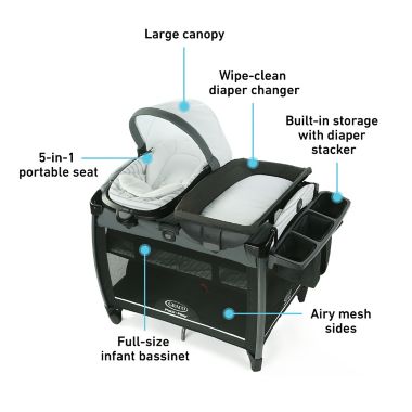 Graco&reg; Playard Pack &#39;n Play&reg; Rock &#39;n Grow&reg; in Hamilton. View a larger version of this product image.
