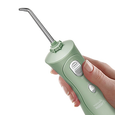 Waterpik&reg; Cordless Plus Water Flosser in Mint Green. View a larger version of this product image.