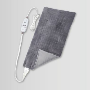 Calming Heat&trade; by Sharper Image&reg; Weighted Massaging Heating Pad. View a larger version of this product image.