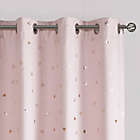 Alternate image 3 for Intelligent Design Zoey 84-Inch Grommet Blackout Curtain Panel in Blush/Rose Gold (Single)