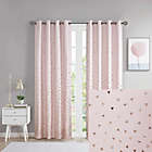 Alternate image 8 for Intelligent Design Zoey 84-Inch Grommet Blackout Curtain Panel in Blush/Rose Gold (Single)