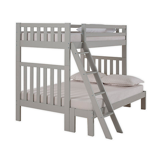 Aurora Twin Over Full Bunk Bed, Twin Over Full Bunk Bed Grey