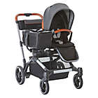 Alternate image 0 for Contours&reg; Element Side-by-Side Single-to-Double Stroller in Storm Grey