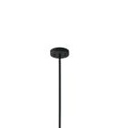 Alternate image 5 for Hampton Hill Lansing Single-Light Pendant in Black with Fabric Shade