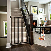 Regalo Extra Tall 2-in-1 Wall Mount Baby Gate in Black