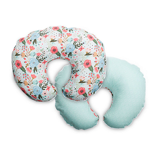 Alternate image 1 for Boppy® Premium Nursing Pillow Cover in Mint Floral