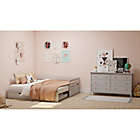 Alternate image 2 for Jasper Twin-to-King Daybed with Storage in Dove Grey