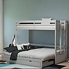 Alternate image 5 for Jasper Twin to King Daybed with Top Bunk and Storage in Dove Grey