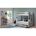 Alternate image 7 for Jasper Twin to King Daybed with Top Bunk and Storage in Dove Grey