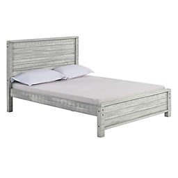 Alaterre Rustic Panel Full Bed in Grey