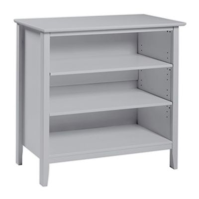 Simplicity 3-Shelf Bookcase in Dove Grey