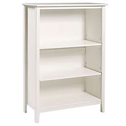 Simplicity Tall 3-Shelf Bookcase in White