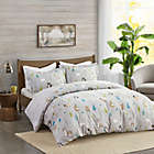 Alternate image 1 for True North by Sleep Philosophy Dog Flannel Full/Queen Duvet Cover Set in Wood