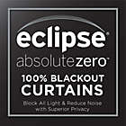 Alternate image 6 for Eclipse Nora 63-Inch Rod Pocket/Back Tab 100% Blackout Window Curtain Panel in Linen (Single)
