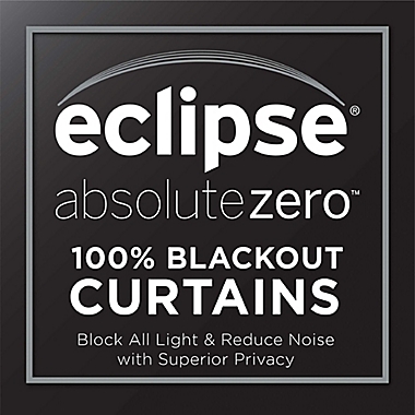 Eclipse Nora 63-Inch Rod Pocket/Back Tab 100% Blackout Window Curtain Panel in Linen (Single). View a larger version of this product image.