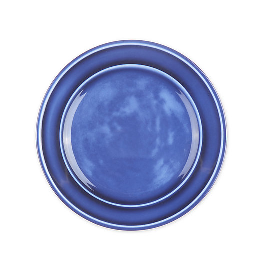 Alternate image 1 for Bee & Willow™ Glaze Melamine Dinner Plate in Blue