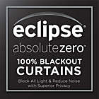 Alternate image 6 for Eclipse Gabriella 84-Inch Grommet Blackout Window Curtain Panel in Light Grey (Single)