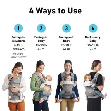 Graco&reg; Cradle Me&trade; 4-in-1 Baby Carrier in Mineral. View a larger version of this product image.