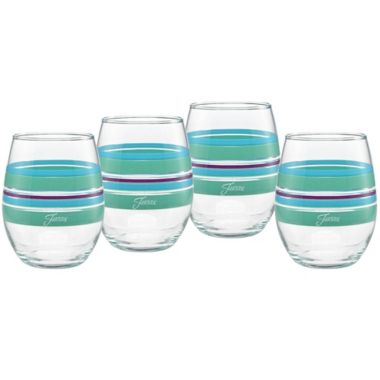 Fiesta&reg; Farmhouse Chic Stemless Wine Glasses (Set of 4). View a larger version of this product image.