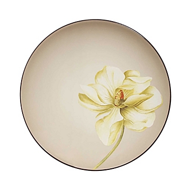 Noritake&reg; Colorwave Floral Accent Plate in Chocolate. View a larger version of this product image.