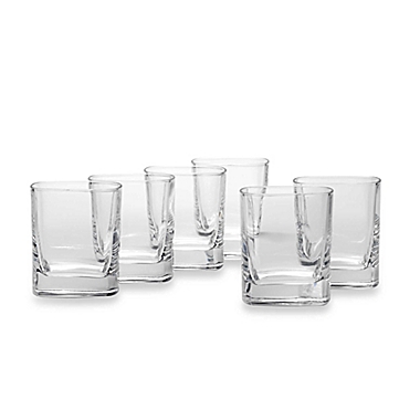 Luigi Bormioli Strauss SON.hyx  Square Juice Glasses (Set of 6). View a larger version of this product image.