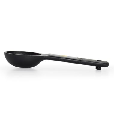 OXO Good Grips&reg; 7-Piece Plastic Measuring Spoons in Black. View a larger version of this product image.