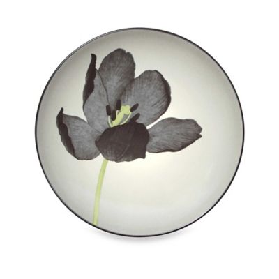 Noritake&reg; Colorwave Floral Accent Plate in Graphite