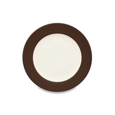 Noritake&reg; Colorwave Rim Salad Plate in Chocolate. View a larger version of this product image.