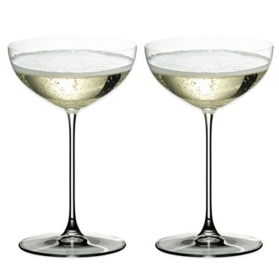 Riedel&reg; Veritas Coupe/Moscato/Martini Wine Glasses (Set of 2)